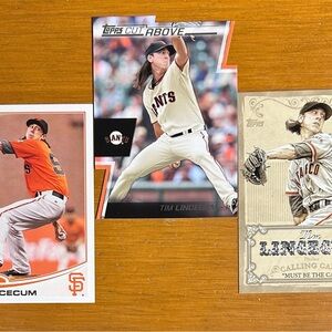 San Francisco Giants Tim Lincecum Baseball Cards 2012-2013 NMint